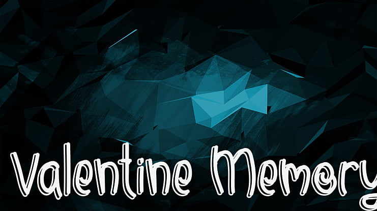 Valentine Memory Font