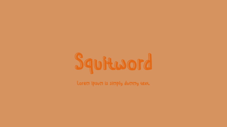 Squitword Font
