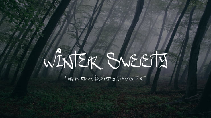 Winter Sweety Font