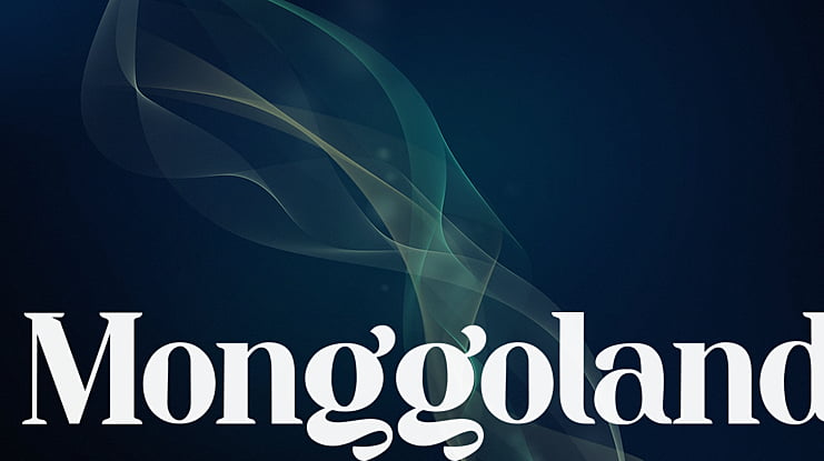 Monggoland Font