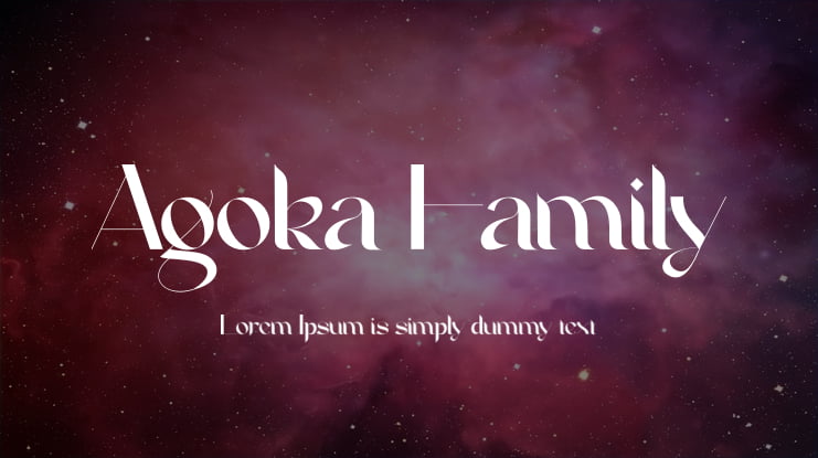 Agoka Family Font