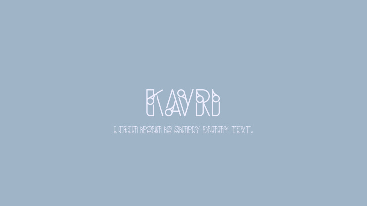 Kavri Font