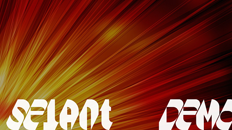 Selant - Demo Font
