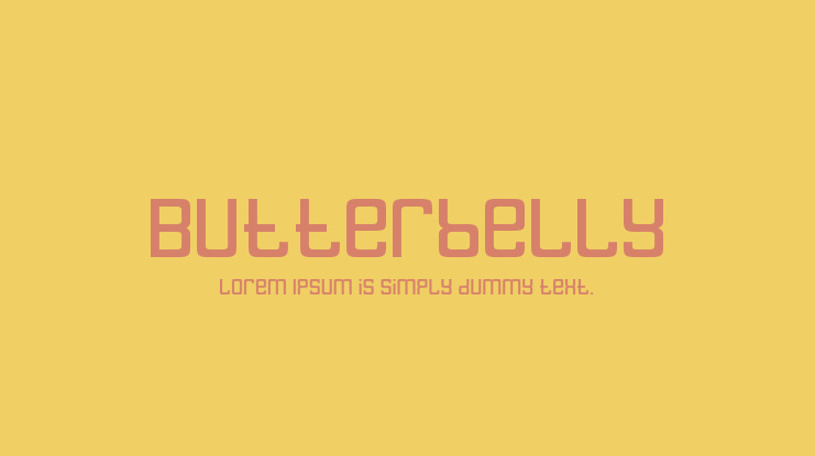 Butterbelly Font