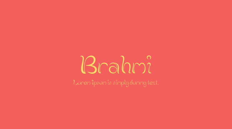 Brahmi Font