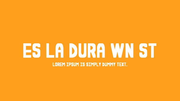 Es la dura wn St Font