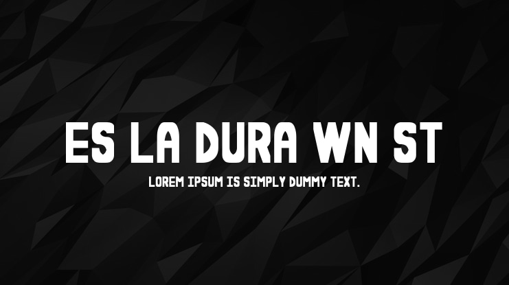 Es la dura wn St Font