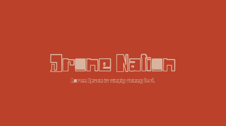 Drone Nation Font Family