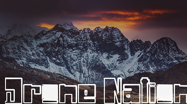 Drone Nation Font Family