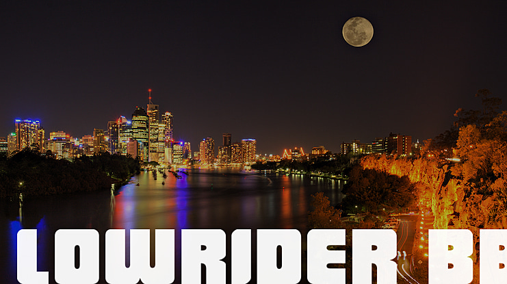 Low Rider BB Font Family