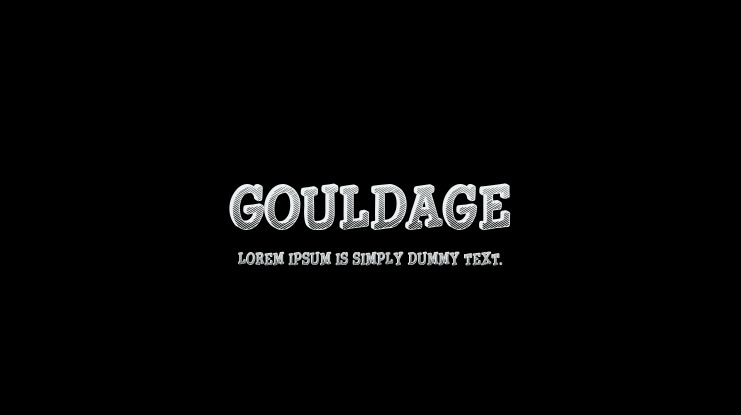 Gouldage Font