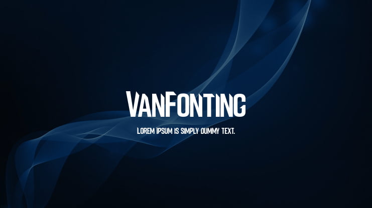 VanFonting Font