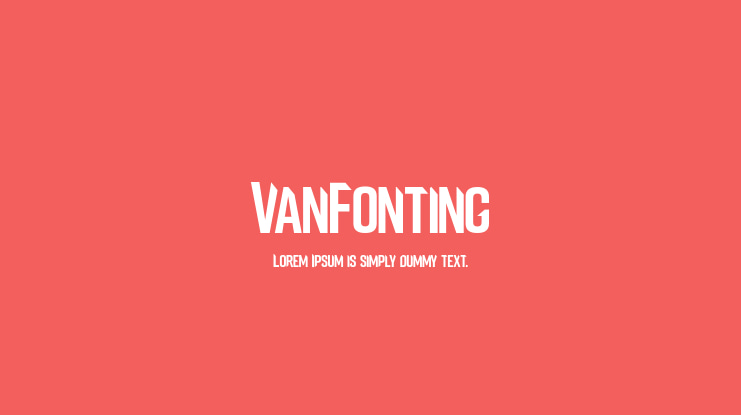 VanFonting Font