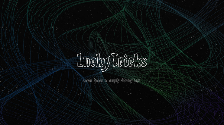 LuckyTricks Font