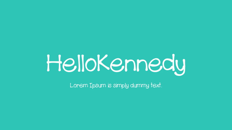 HelloKennedy Font