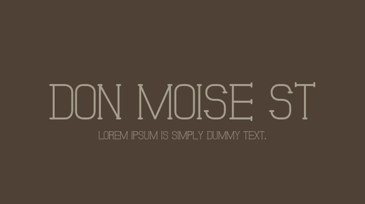 Don Moise St Font