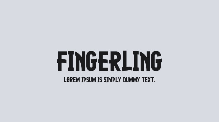 Fingerling Font