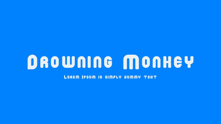 Drowning Monkey Font
