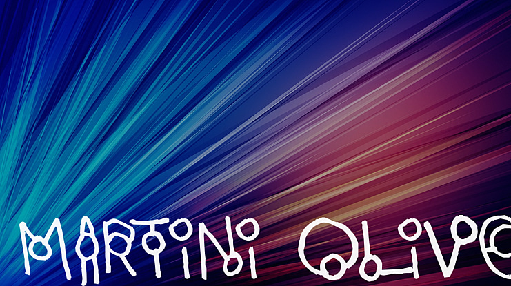 Martini Olive Font