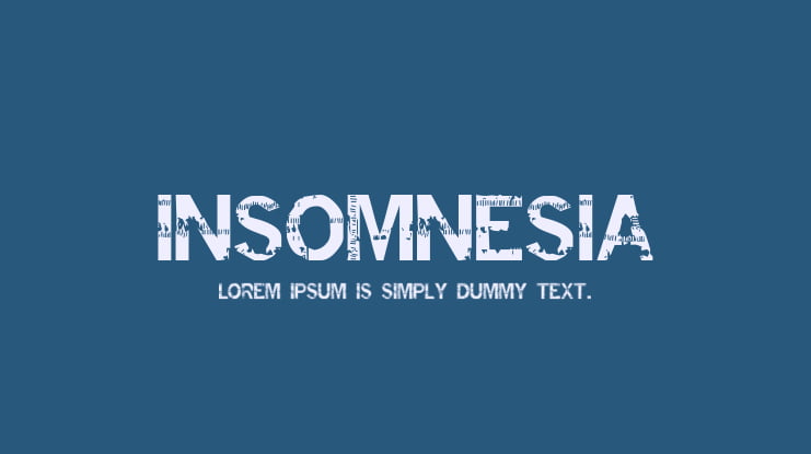 insomnesia Font