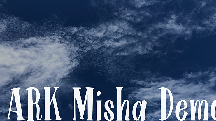 ARK Misha Demo Font