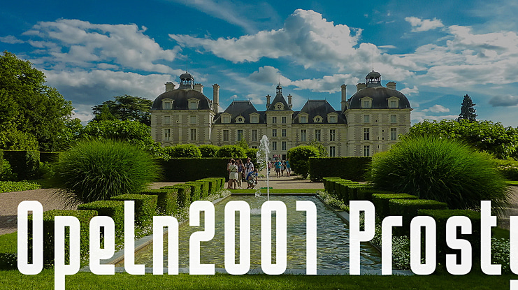 Opeln2001 Font Family