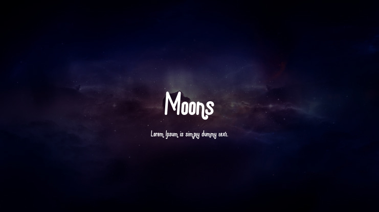 Moons Font