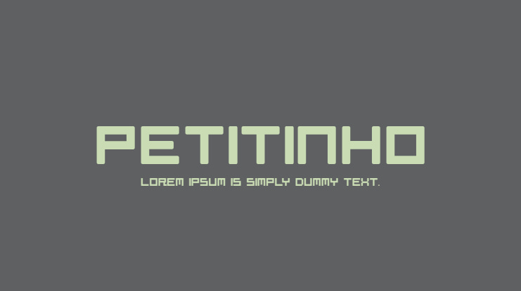 Petitinho Font