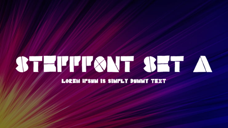 Stefffont Set A Font Family