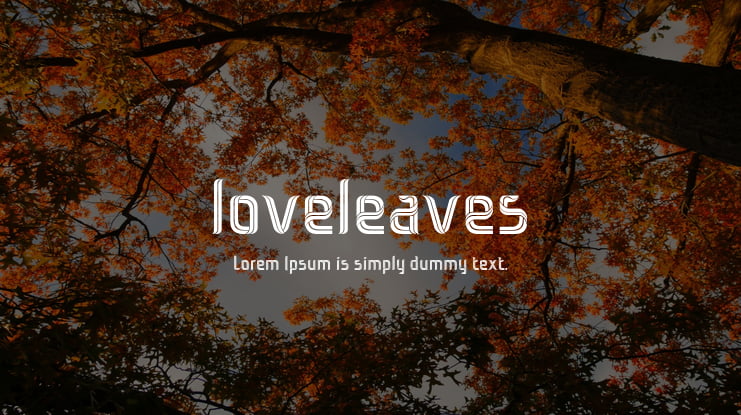 loveleaves Font