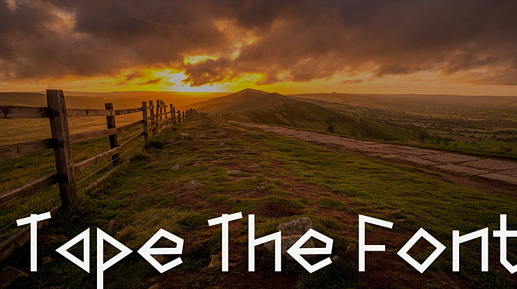 Tape The Font