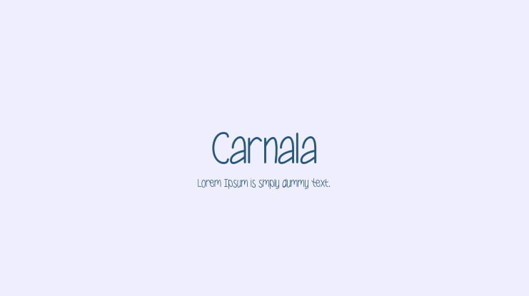Carnala Font