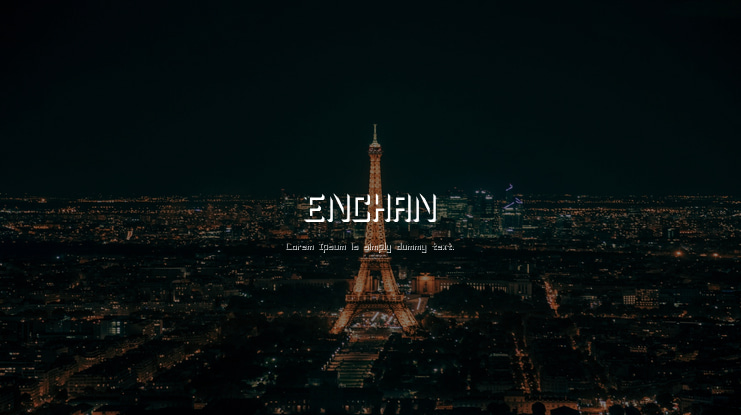 ENCHAN Font