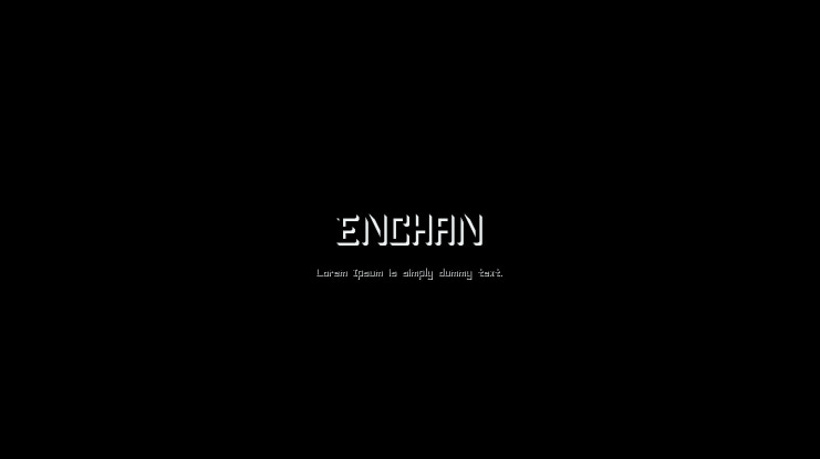 ENCHAN Font