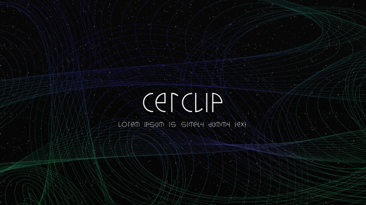 cerclip Font