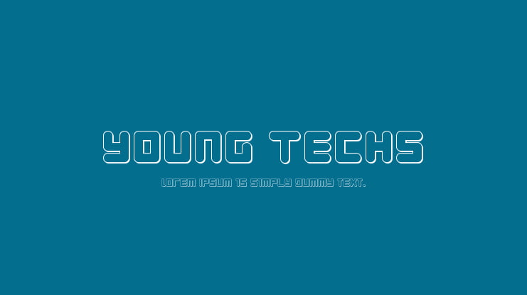 Young Techs Font Family