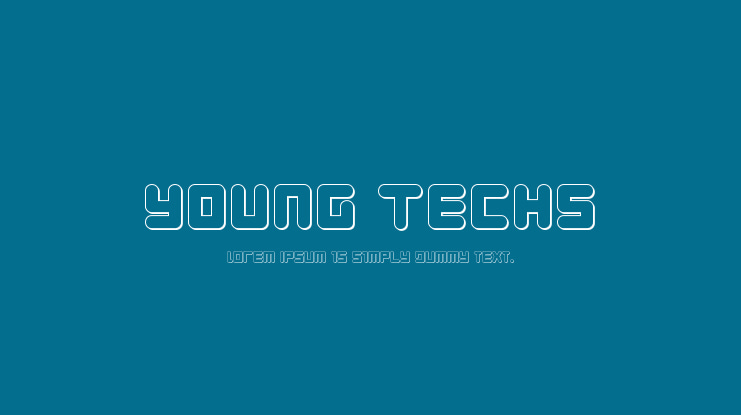 Young Techs Font Family