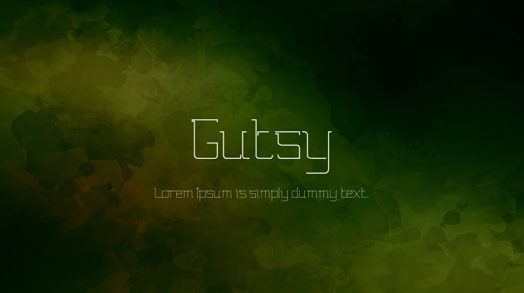Gutsy Font Family