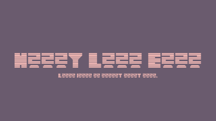 Heavy Loud Edge Font Family
