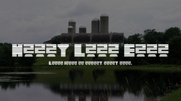 Heavy Loud Edge Font Family