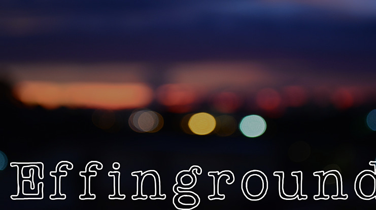Effinground Font