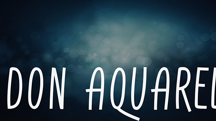 Don Aquarel Font