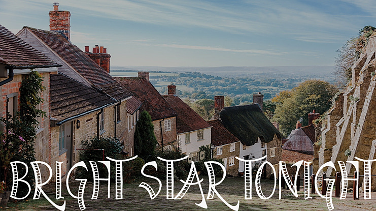 Bright Star Tonight Font