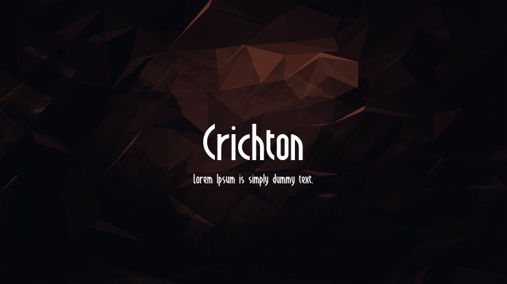 Crichton Font Family