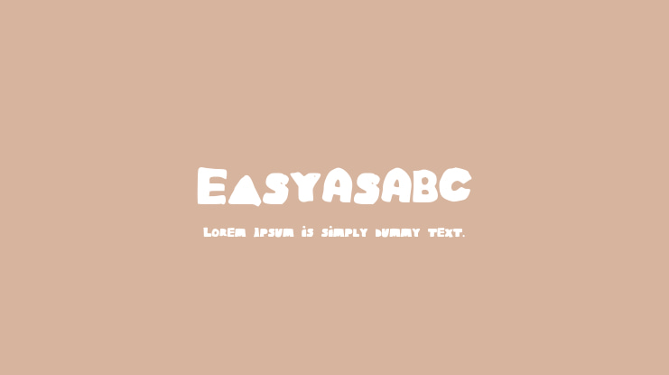 EasyAsABC Font