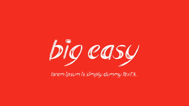 Big Easy Font