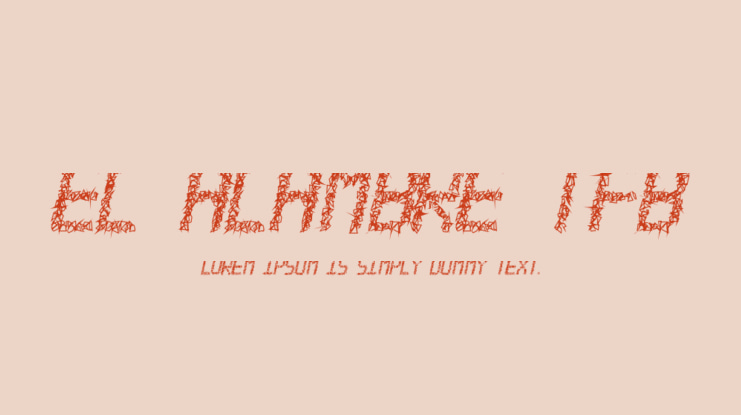 El alambre tfb Font