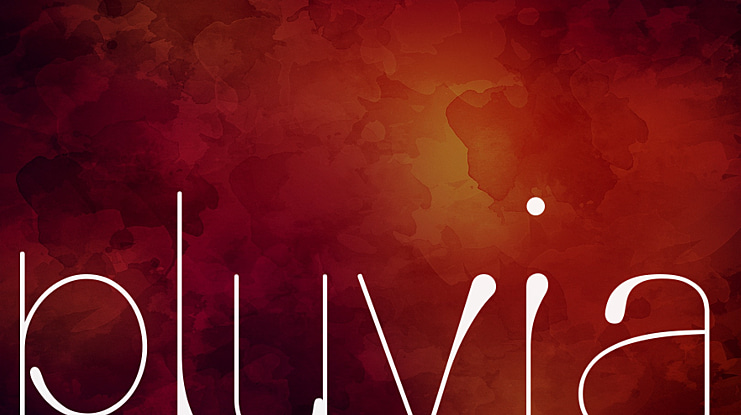 pluvia Font