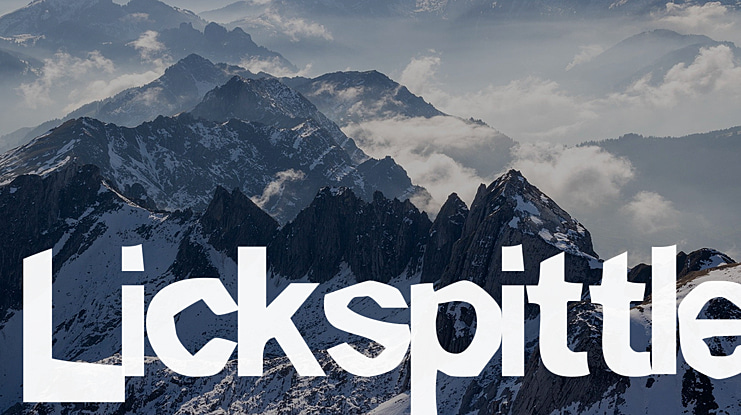 Lickspittle Font