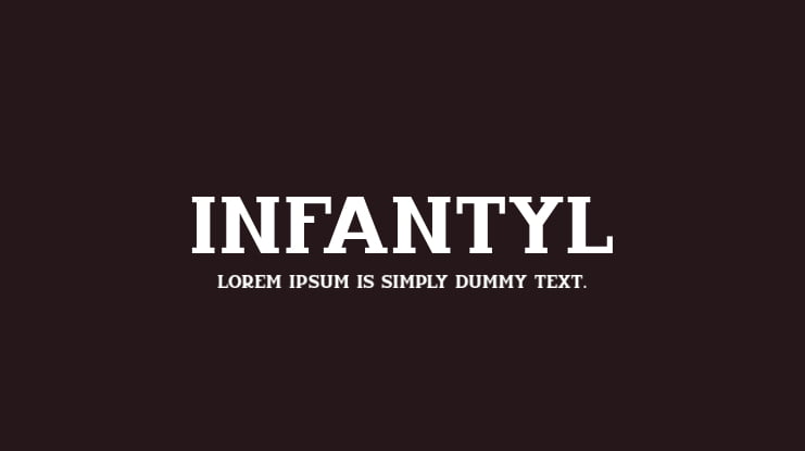 Infantyl Font Family
